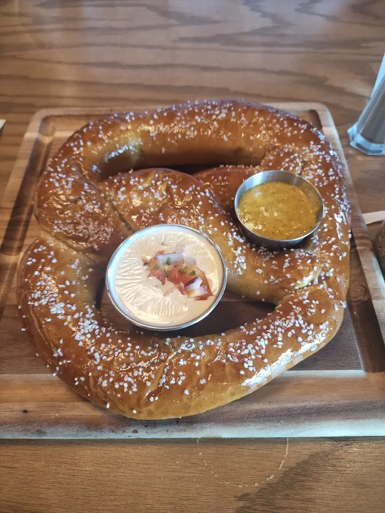 Pretzel with Queso